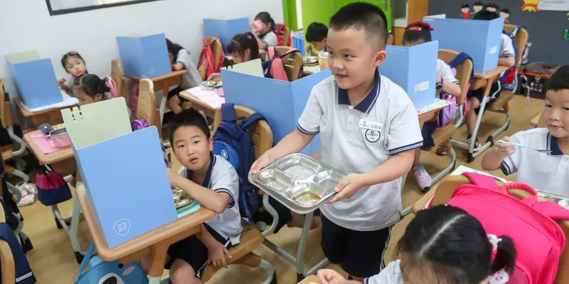 TK di Changsa Tumbuhkan Kesadaran Menghargai Makanan