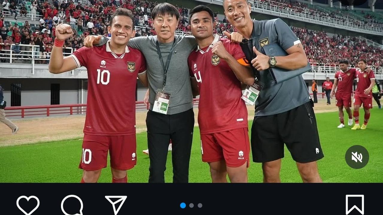 Pesan perpisahan emosional pemain TImnas Indonesia ke Shin Tae-yong
