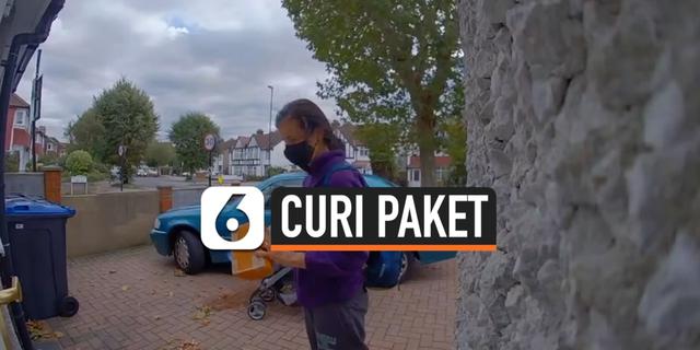 VIDEO: Selain Kencing Sembarangan, Wanita ini Curi Paket di Halaman Rumah Warga