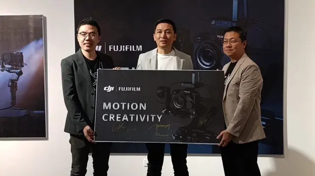 Kolaborasi DJI dengan Fujifilm (Liputan6.com/Robinsyah Aliwafa Zain)