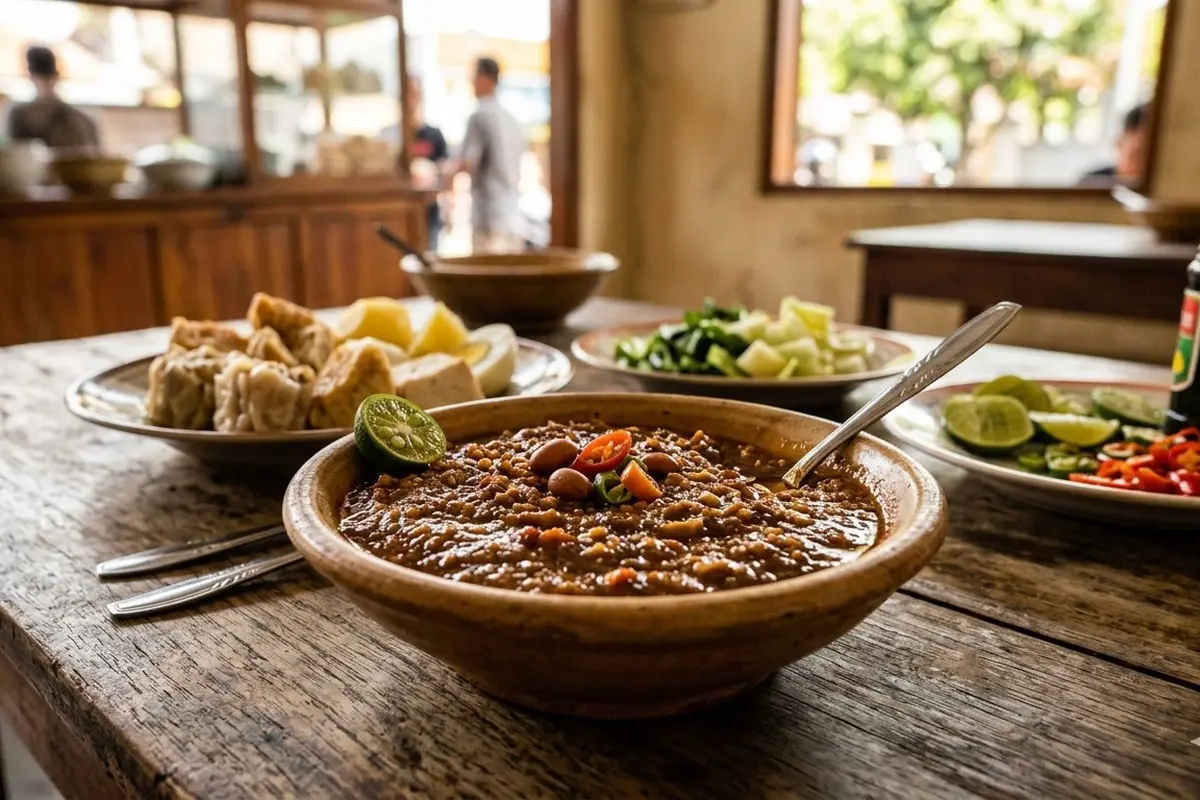 Bumbu Kacang Siomay (Foto: Gemini AI)