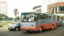 Awal kemunculannya bus Patas AC masih terbilang rapi dan tanpa adanya kernet. (Source: Ist)