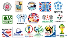 Piala Dunia yang berlangsung di setiap negara yang berbeda mempunyai logo dengan cirri khas tersendiri (Istimewa)