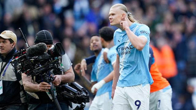 Foto: Aksi Tak Terhentikan Erling Haaland Bawa Man City Tumbangkan Arsenal di Liga Inggris