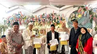 Kantor Kantor Kementrian Agama Kepahiang memberikan layanan kemudahan dalam proses administrasi pernikahan dengan program "Nikah Alep". (Liputan6.com/Yuliardi Hardjo)