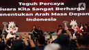 Penampilan Band Coklat saat acara peluncuran maskot dan juga jingle Pemilu 2024 oleh Komisi Pemilihan Umum (KPU) RI di Ancol, Jakarta, Jumat (2/12/2022). Jingle atau lagu untuk mengawal Pemilu 2024 bertajuk "Memilih untuk Indonesia" itu dibawakan oleh Band Coklat. (Liputan6.com/Johan Tallo)