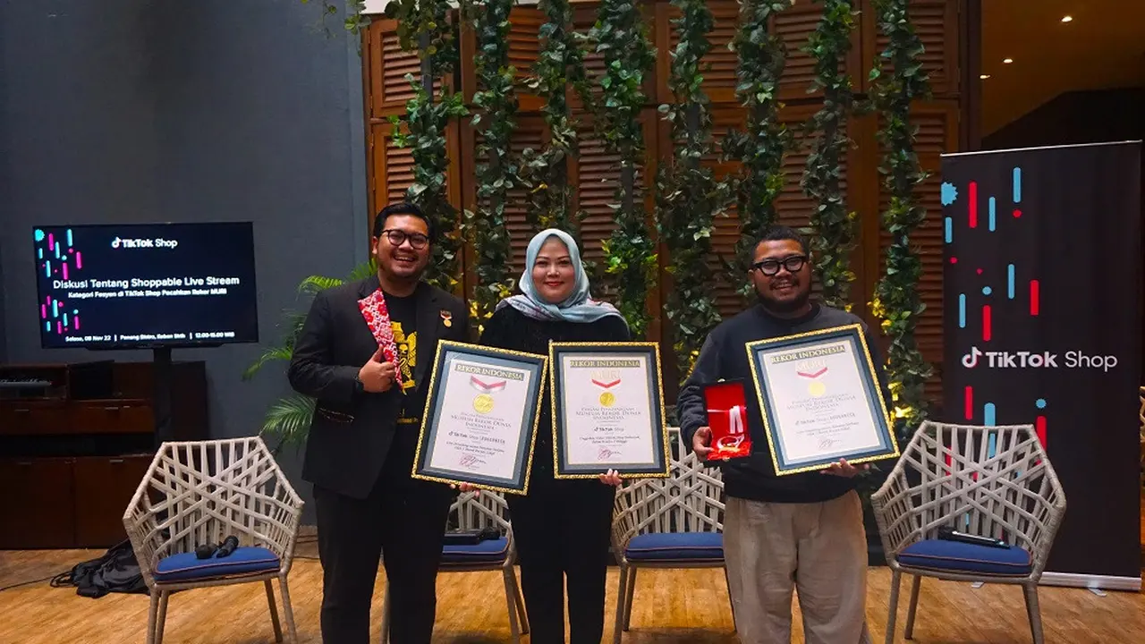 Tren Belanja Online di TikTok Shop Sabet Dua Rekor MURI Sekaligus