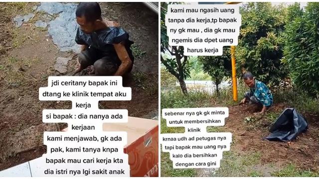 Istri Sedang Sakit, Kisah Pria Minta Pekerjaan Demi Dapat Uang Ini Bikin Haru