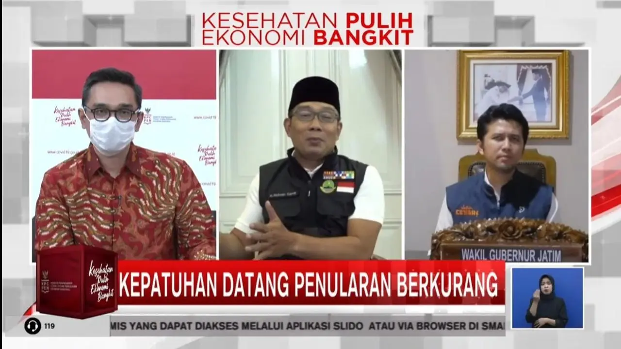 Dialog bertajuk Kepatuhan Datang, Penularan Berkurang yang diselenggarakan oleh Komite Penanganan COVID-19 dan Pemulihan Ekonomi Nasional (KPCPEN) pada Kamis (4/2/2021).