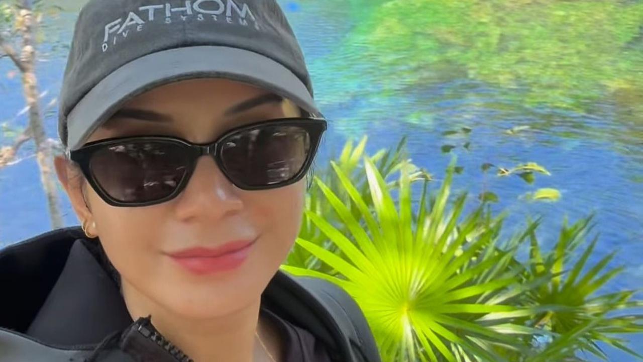 Menegangkan! 10 Momen Kirana Larasati saat Menyelam di Dalam Gua, Sampai Bawa 4 Tabung Oksigen