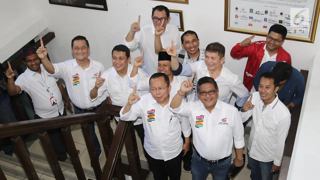 Lapor Dana Kampanye, Sekjen Partai Koalisi Jokowi - Ma'ruf Sambangi KPU