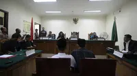 Hakim memvonis RAL 10 tahun penjara, sama dengan tuntutan Jaksa (Liputan6.com/Pramita)