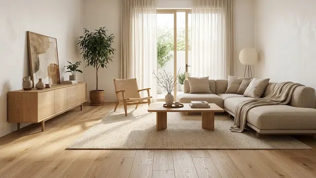 Lantai Kayu Solid