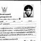 Surat penangkapan tanpa nama untuk terduga bomber Bangkok. (BBC)