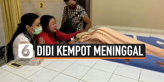VIDEO: Isak Tangis Istri di Depan Jenazah Didi Kempot