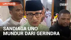 SANDIAGA UNO MENGUNDURKAN DIRI DARI KEPENGURUSAN PARTAI GERINDRA