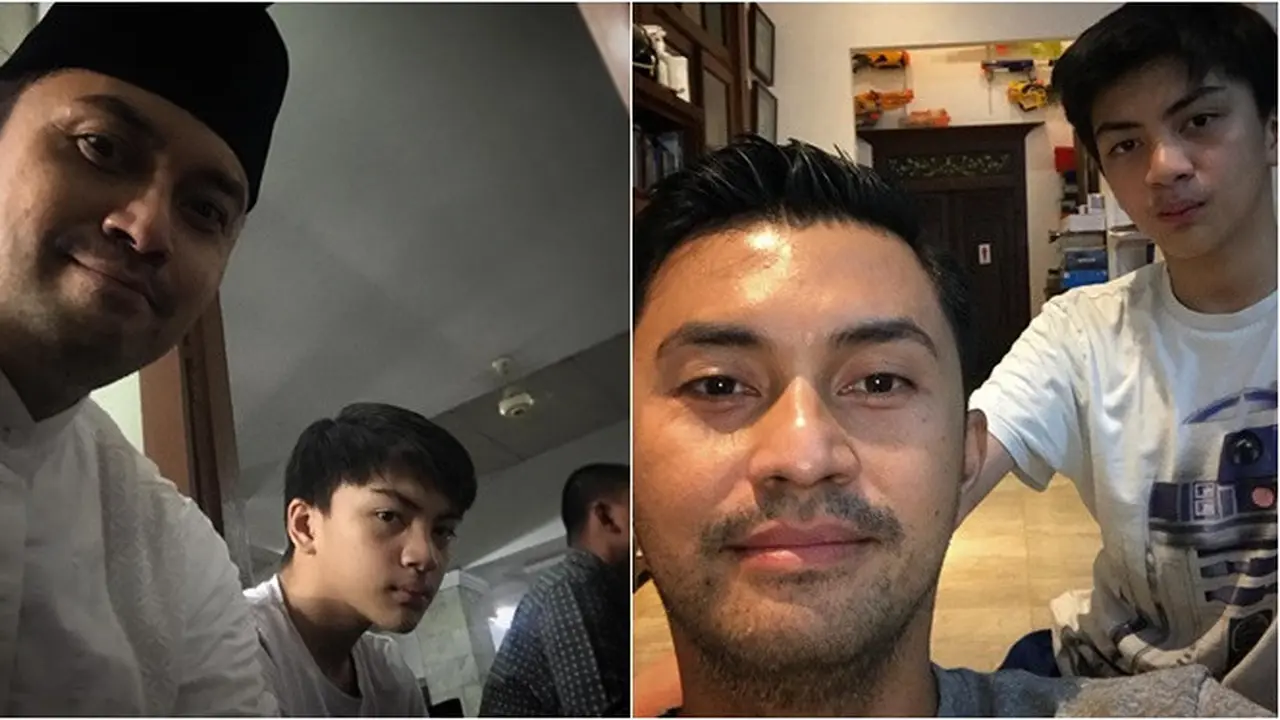 7 Potret Anjasmara dan Putra Bungsunya, Mirip Kakak Adik