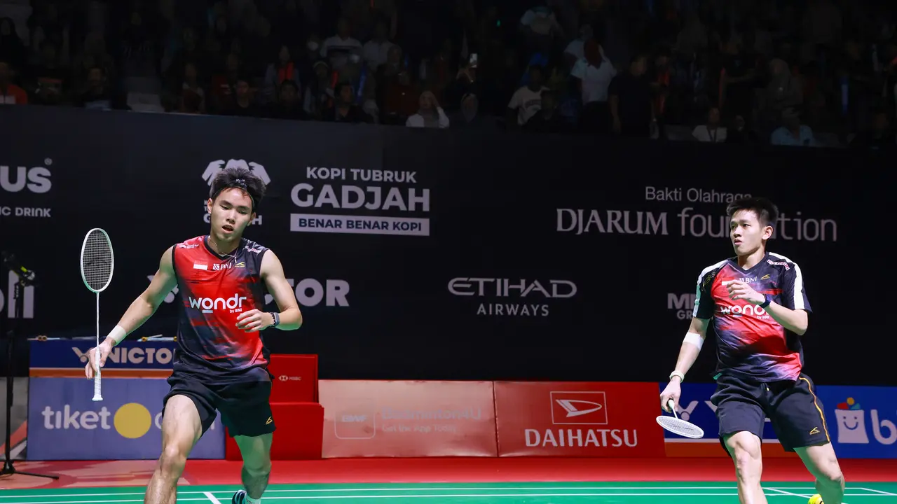 Raymond Indra/Nikolaus Joaquin -  Indonesia Masters 2026 - Bulu Tangkis