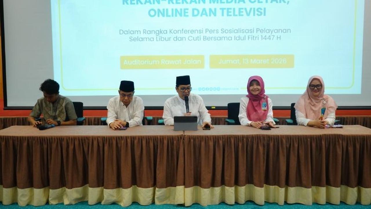 RSUP M Djamil Padang Pastikan Pelayanan Lebaran Optimal, Siaga 24 Jam
