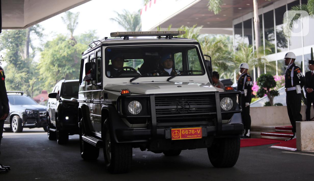 Sebanyak 2.450 personel gabungan yang terdiri atas Polri, TNI, dan unsur Pemerintah Daerah diterjunkan untuk mengamankan Sidang Tahunan MPR RI dan Sidang Bersama DPR RI dan DPD RI Tahun 2023. (Liputan6.com/Johan Tallo)
