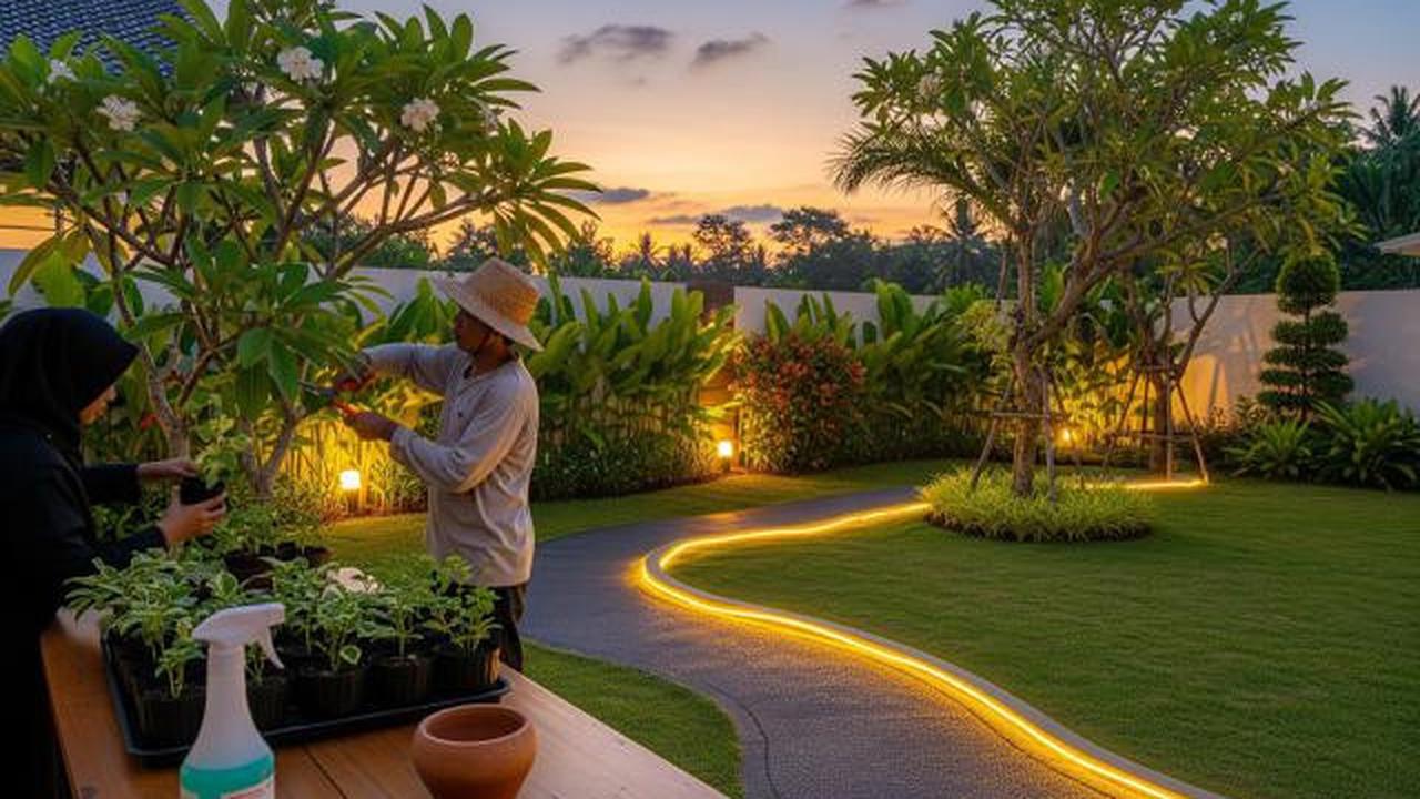 Trik Membuat Halaman Rumah Elit di Kampung, Kombinasi Sederhana tapi Berkelas