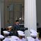 Presiden Prabowo Subianto memimpin Upacari Hari Lahir Pancasila di Gedung Pancasila, Kementerian Luar Negeri, Senin (1/6/2026). (Liputan6.com/Lizsa Egeham)