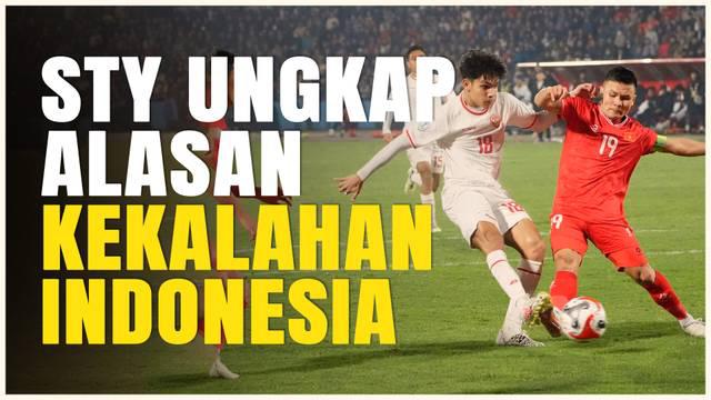 Berita video pelatih Timnas Indonesia, Shin Tae-yong sebut perbedaan pengalaman skuad jadi faktor utama kekalahan Timnas Indonesia dari Vietnam.