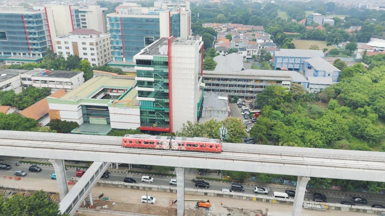 Uji Coba LRT Jakarta Fase 1B Dilakukan Hari ini, Jalur 3,6 Km dari Velodrome ke Pasar Pramuka
