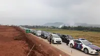 Polisi Buka Tutup Jalur Tol Fungsional Gringsing - Brebes 