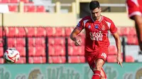 Pemain Persijap Jepara, Borja Herrera dalam duel melawan PSBS Biak di Stadion Gelora Bumi Kartini, Jepara, Jumat (24/4/2026). (Doc Persijap)