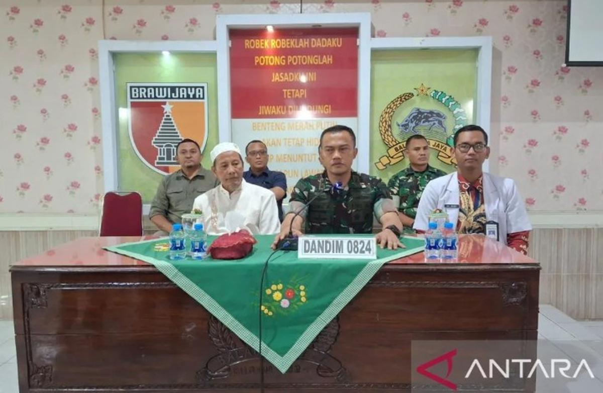 Komandan Kodim (Dandim) 0824 Jember Letnan Kolonel Arm Indra Andriansyah