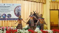 Penampilan anak-anak dalam Perdana Expo 2024 di Gedung Balai Pelatihan Guru Kabupaten Sukamara, Kalimantan Tengah. (Ist).