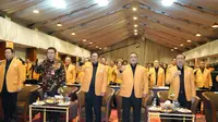 Oesman Sapta Odang (Oso) menghadiri pelantikan 86 pengurus baru Dewan Pimpinan Pusat (DPP) Hanura. (Ist)