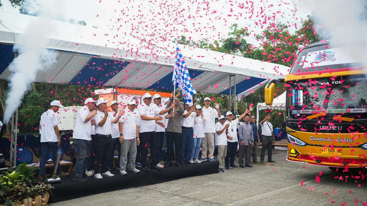 Pupuk Kaltim kembali menggelar program mudik gratis bagi masyarakat, bertajuk "Mudik Asyik Bersama BUMN 2024”