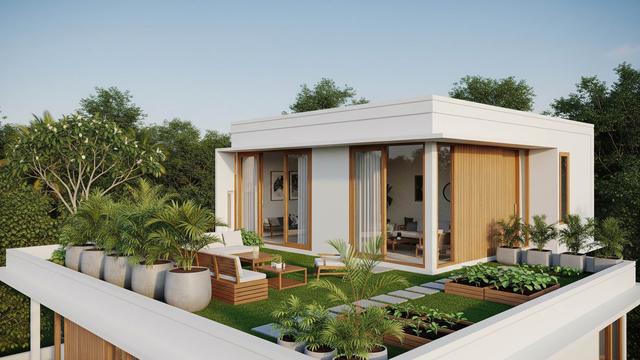 7 Model Rumah Minimalis dengan Atap Datar dan Rooftop Kecil, Solusi ...