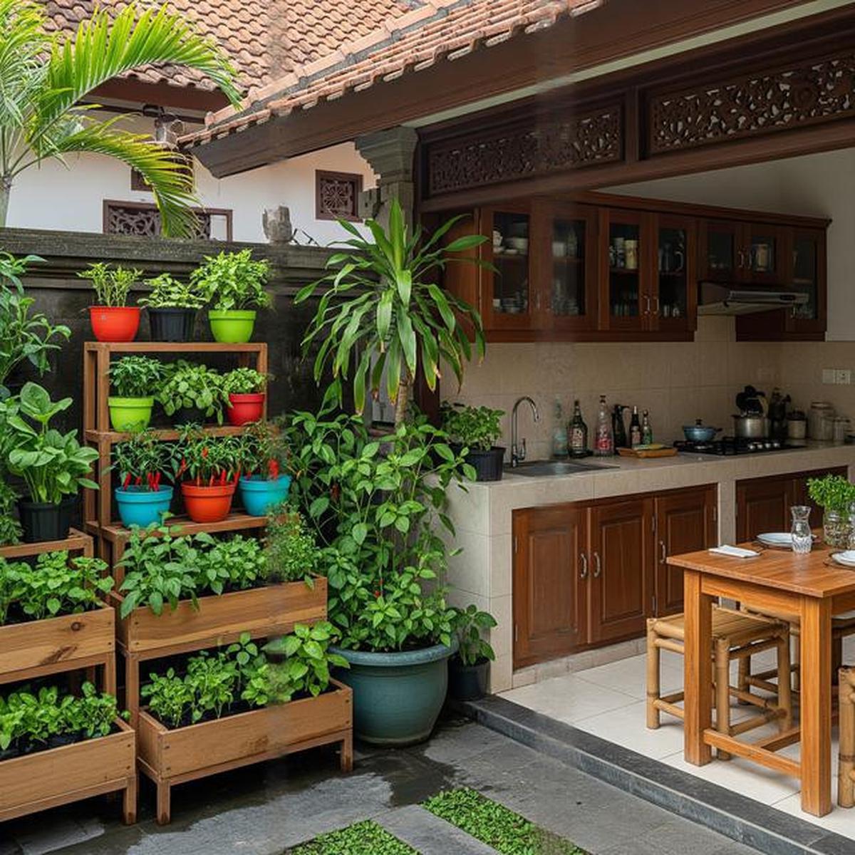 7 Cara Membuat Kebun Sayur Dekat Dapur agar Panen Rutin Setiap Minggu