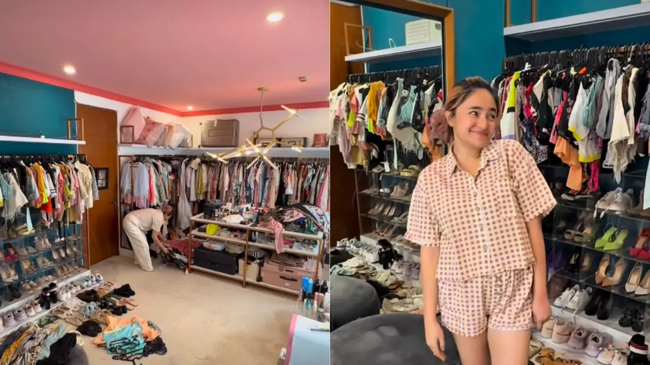 Potret Wardrobe Rumah Marshanda (Foto: Instagram @marshed.things dan @marshanda99)