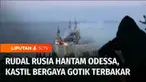 Perang antara Rusia dan Ukraina masih terus berlanjut. Hari Senin, waktu setempat sebuah bangunan bergaya gotik di Odessa, Ukraina, terbakar setelah serangan rudal Rusia kembali menghantam kota pelabuhan ini.