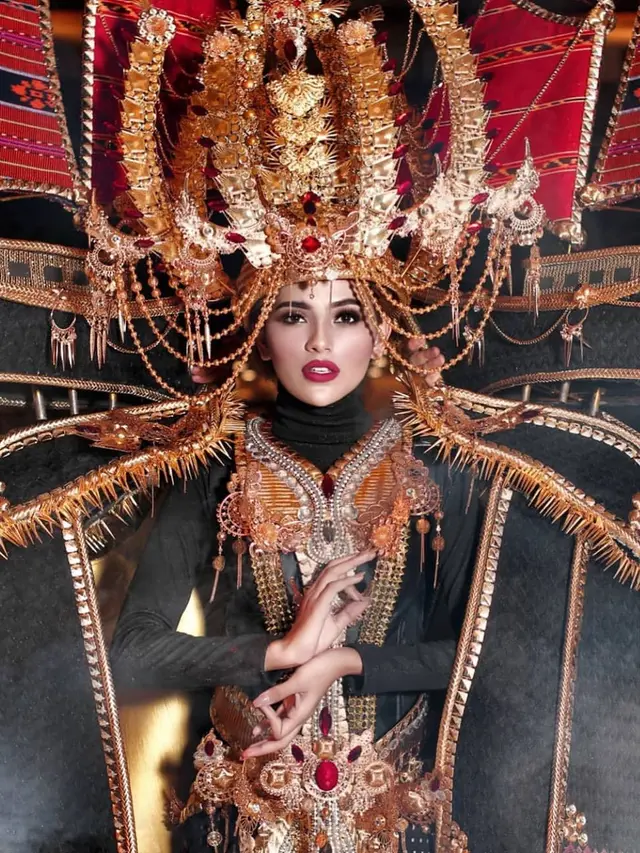 Pesona Sarlin Jones Pakai Kostum 30 Kg di Miss Grand International (instagram/officialmissgrandindonesia)