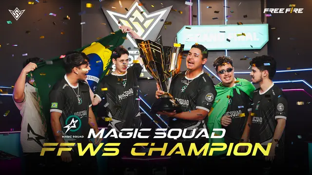 Tim asal Brasil, Magic Squad, keluar sebagai juara FFWS 2023 (Garena)