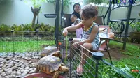 7 Potret Taman Rumah Lesti Kejora yang Minimalis dan Asri, Jadi Spot Favorit bareng Keluarga