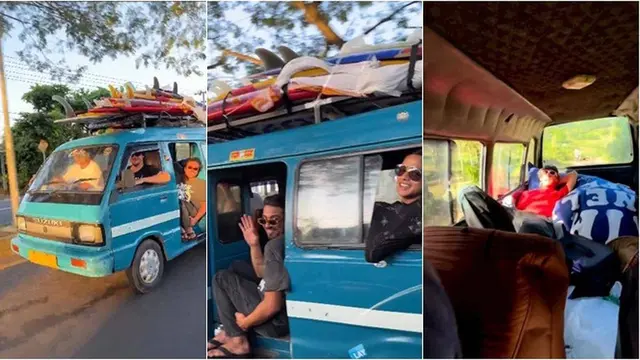 8 Potret Tingkah Kocak Bule saat Liburan di Indonesia Ini Viral