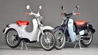 Honda EV Cub Concept merupakan motor bebek yang sepenuhnya mengandalkan tenaga listrik.