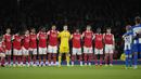 Arsenal juga menurunkan mayoritas pemain lapis kedua saat menjamu Brighton and Hove Albion di Emirates Stadium. (AP/Kirsty Wigglesworth)