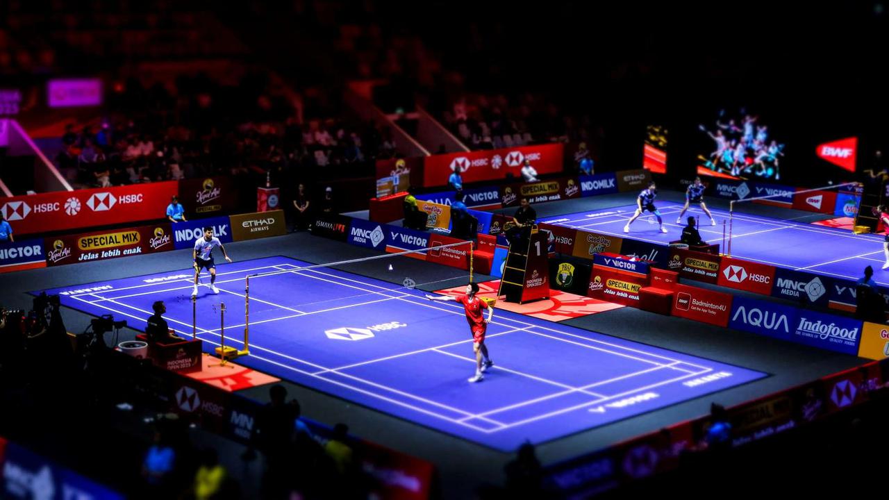 FOTO: Wajah Baru Indonesia Open 2025, Lapangan Biru dan Karpet Abu-Abu