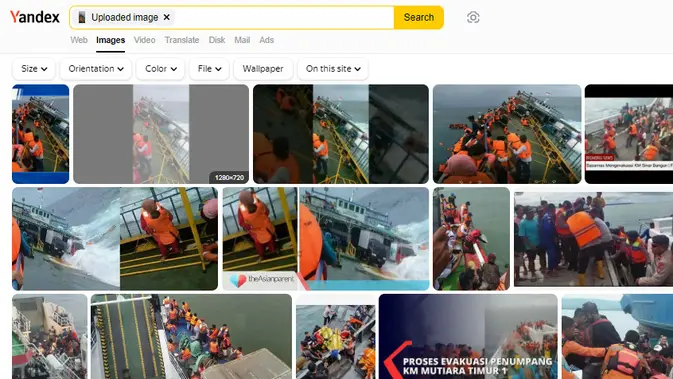 <p>Klaim video peristiwa kapal penyeberangan Banyuwangi-Bali tenggelam</p>