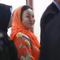 Istri mantan perdana menteri Najib Razak, Rosmah Mansor, didakwa 17 pelanggaran pada Kamis, 4 Oktober 2018 (AP/Vincent Thian)