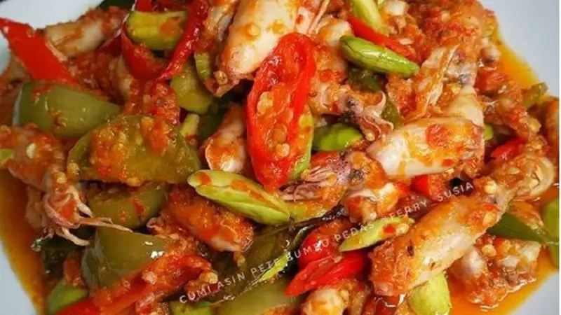 Resep Cumi Asin Petai Pedas, Sajian Mudah Bangkitkan Selera Makan