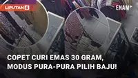 Beredar video terkait aksi pencopetan emas seberat 30 gram. Aksi pencopetan tersebut berada di sekitar Pasar Rangkasbitung