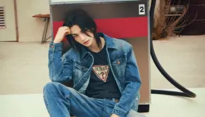 Hyunjin Stray Kids Jadi Wajah Kampanye GUESS, Tampilkan Gaya Denim hingga Leather